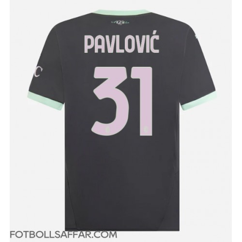 AC Milan Strahinja Pavlovic #31 Tredjeställ 2024-25 Kortärmad